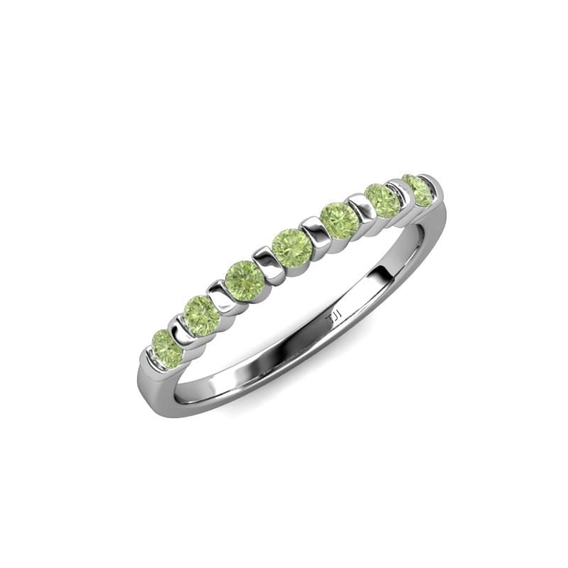 Macie Peridot Wedding Band 