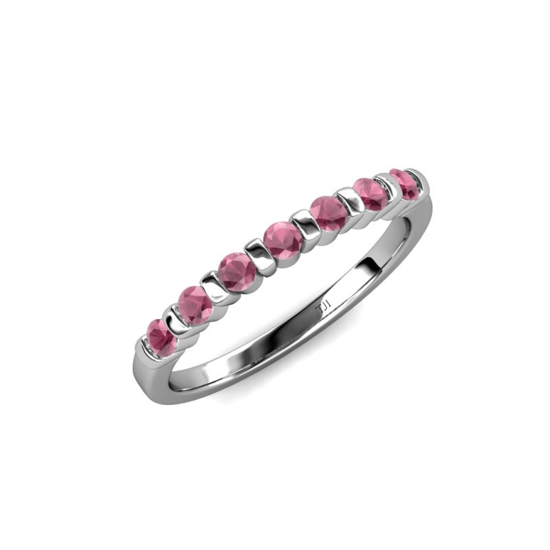 Macie Rhodolite Garnet Wedding Band 