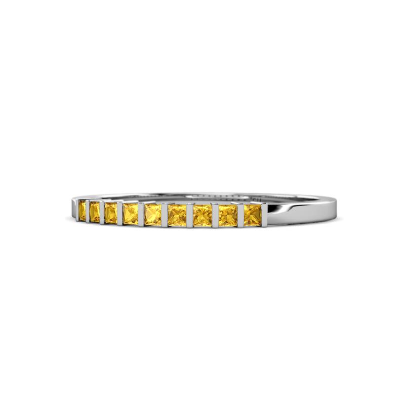 Neria 2.00 mm Citrine 9 Stone Wedding Band 