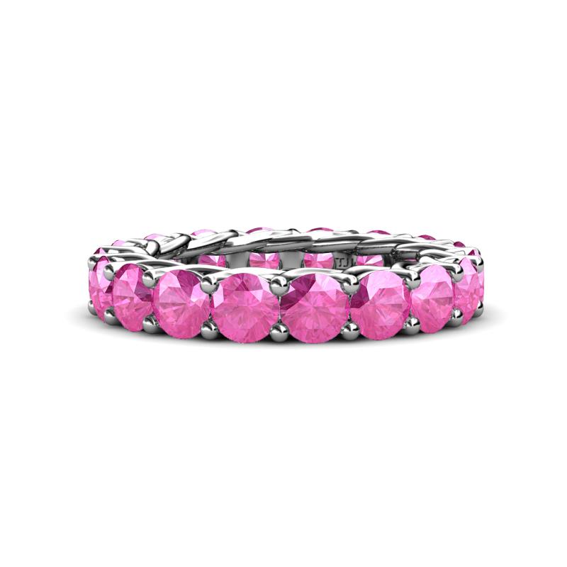 Lucida 4.20 mm Pink Sapphire Eternity Band 