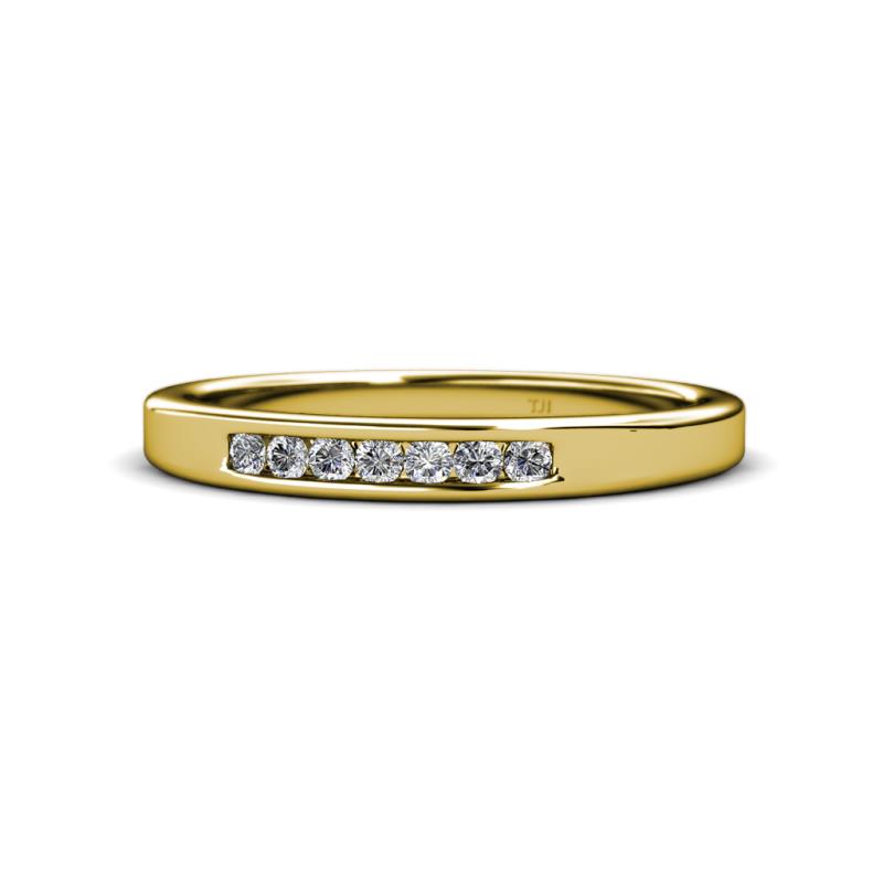 Kathiryn 2.00 mm Diamond 7 Stone Wedding Band 