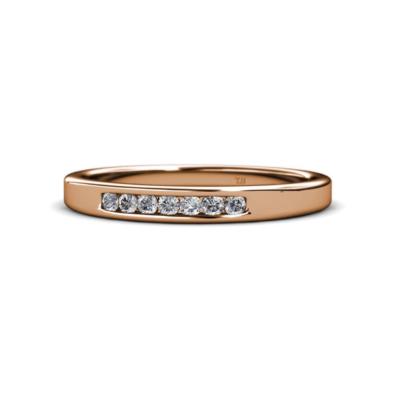 Kathiryn 2.00 mm Diamond 7 Stone Wedding Band 