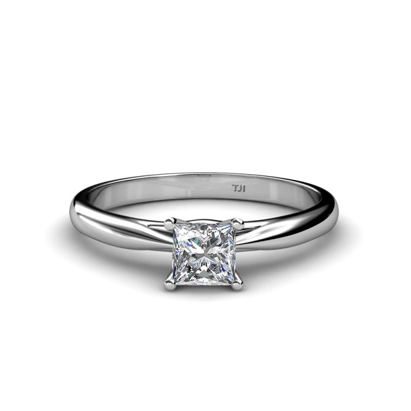 Celine Princess Cut Diamond Solitaire Engagement Ring 
