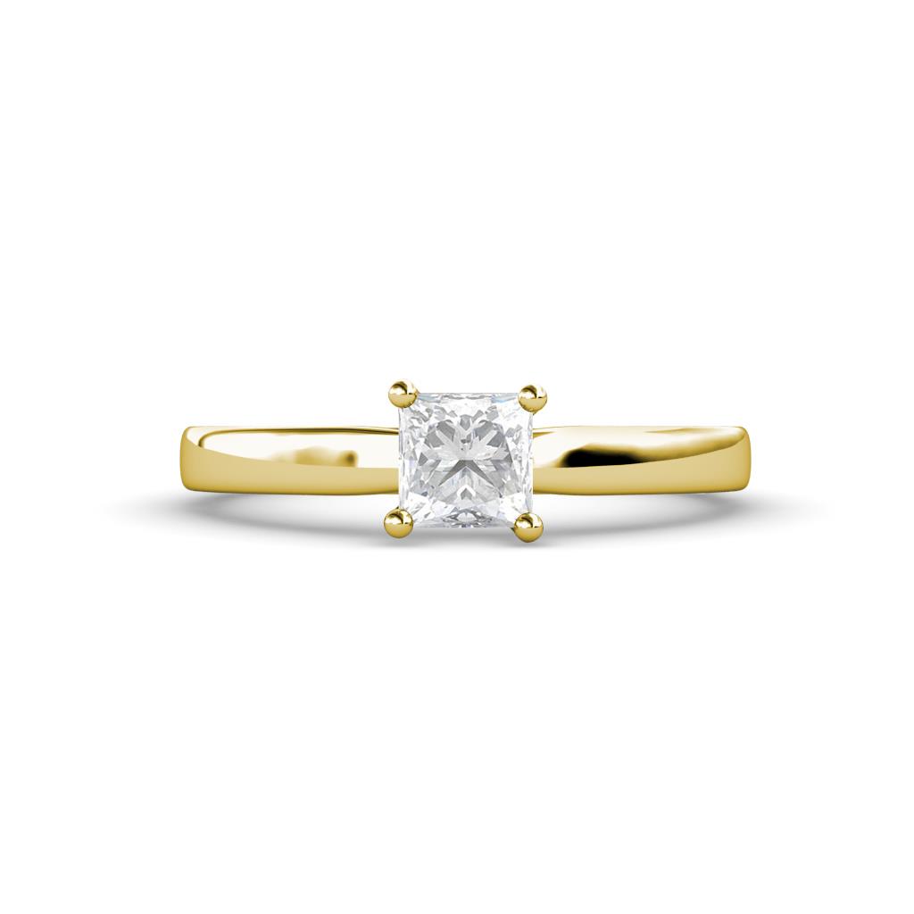 Annora Princess Cut Lab Created White Sapphire Solitaire Engagement Ring 