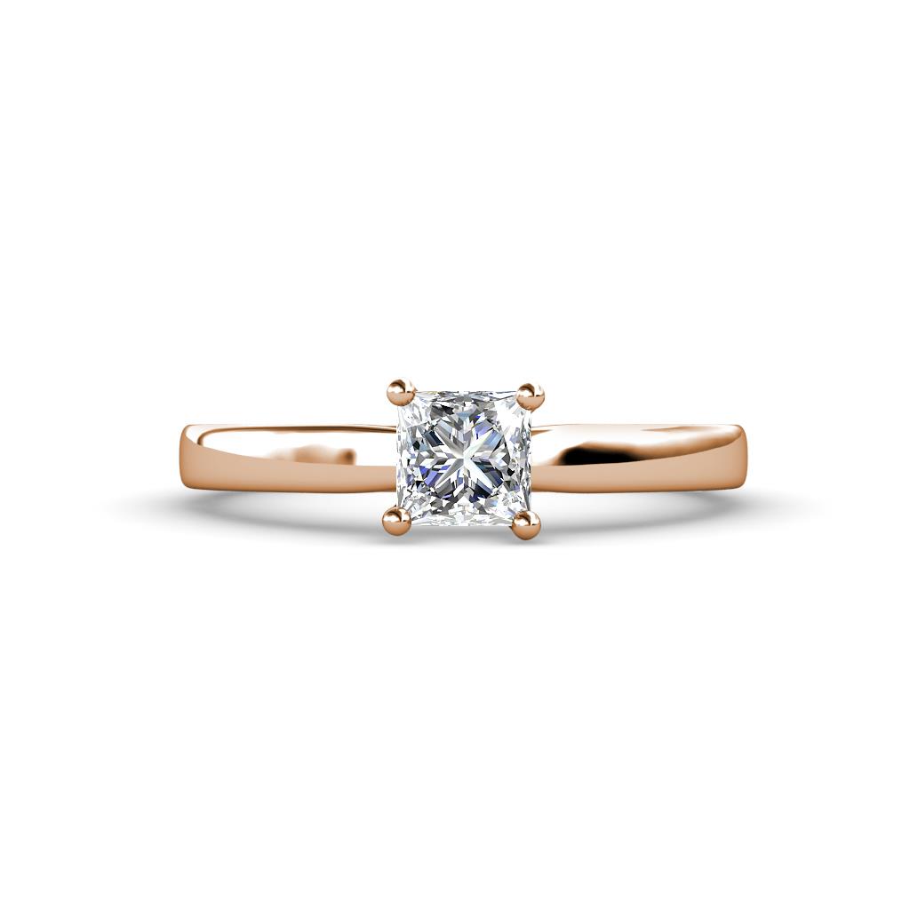 Annora Princess Cut Diamond Solitaire Engagement Ring 