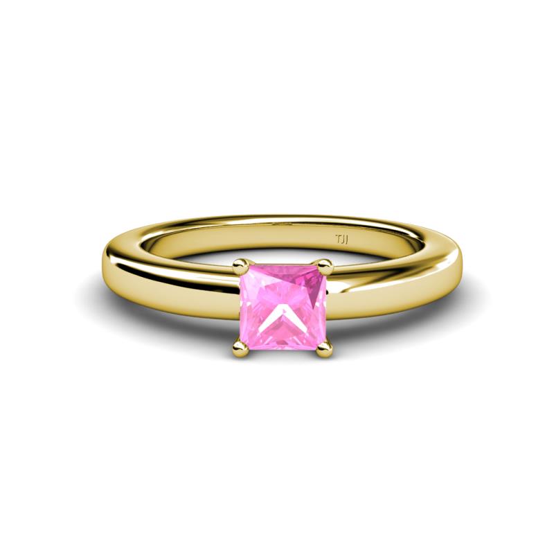 Kyle Pink Sapphire Solitaire Ring  