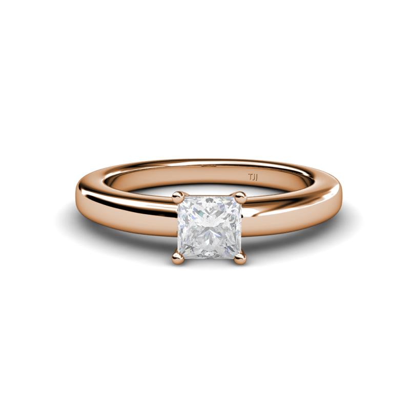 Kyle White Sapphire Solitaire Ring  