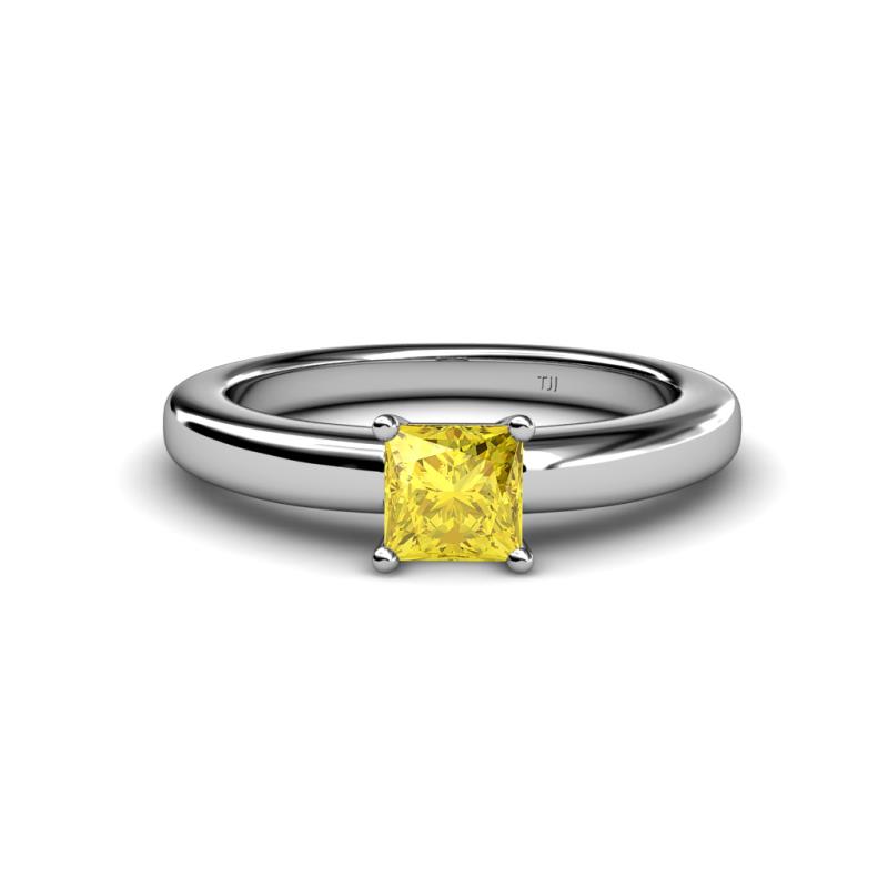 Kyle Yellow Sapphire Solitaire Ring  