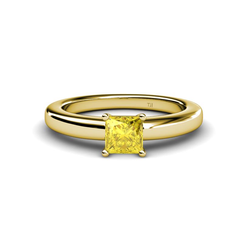 Kyle Yellow Sapphire Solitaire Ring  