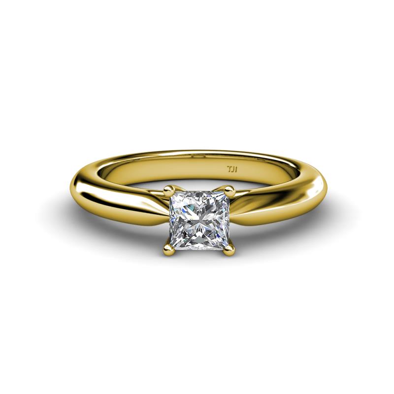 Akila Princess Cut Diamond Solitaire Engagement Ring 