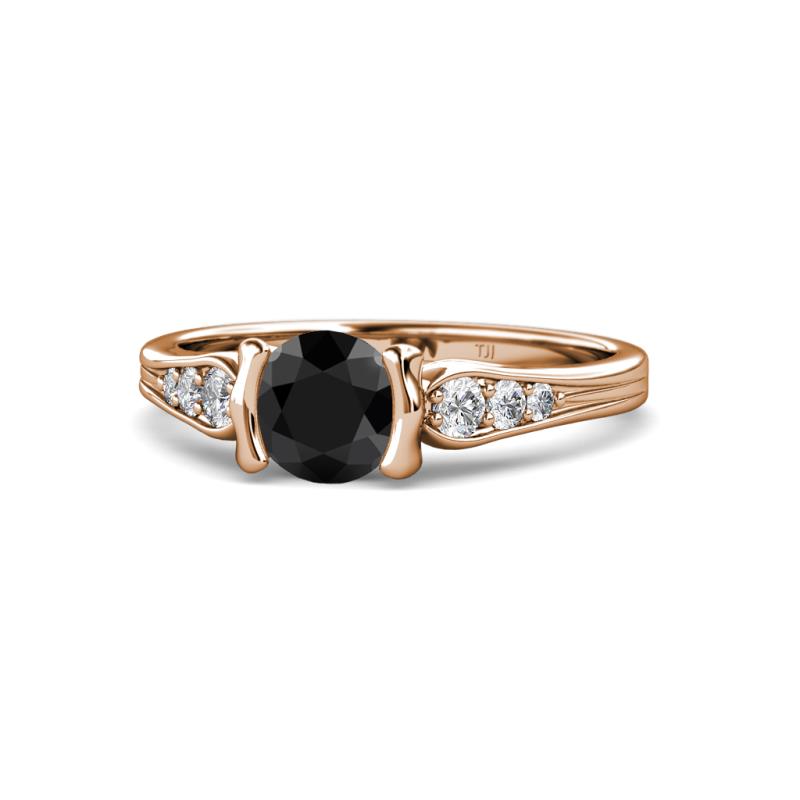 Alana Signature Black and White Diamond Engagement Ring 