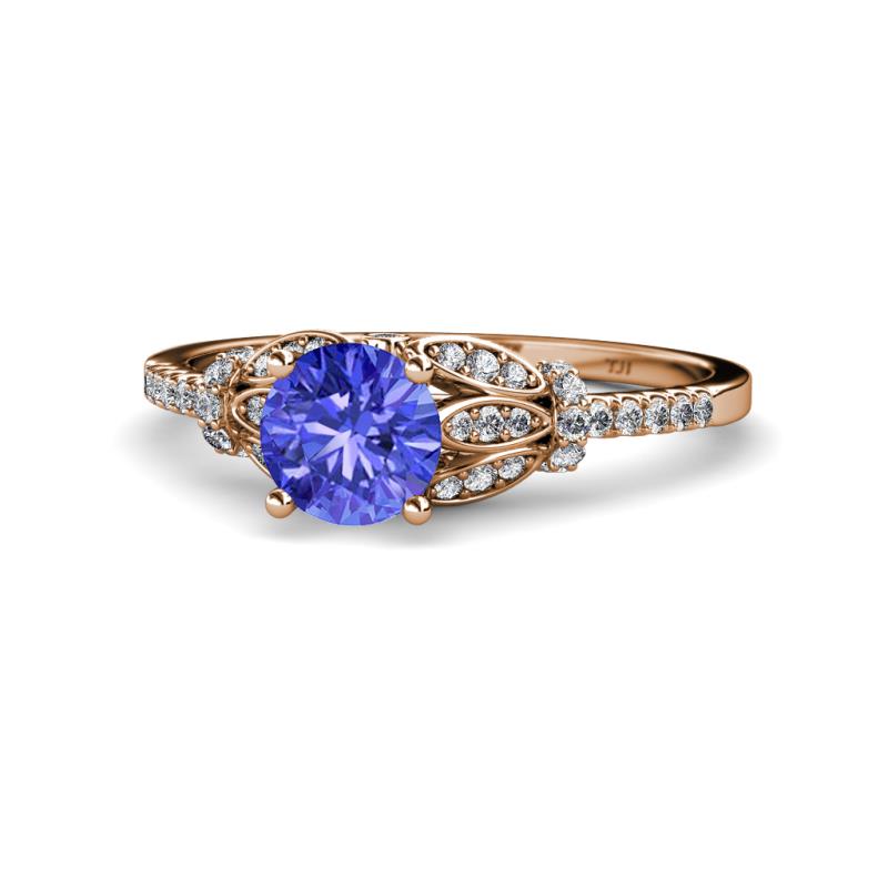 Katelle Desire Tanzanite and Diamond Engagement Ring 