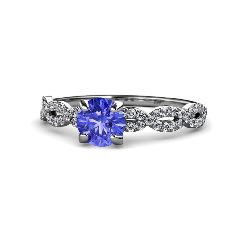 Milena Desire Tanzanite and Diamond Engagement Ring 