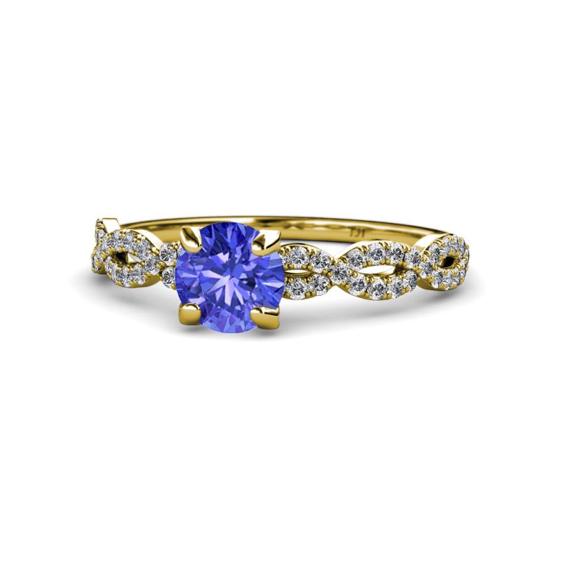 Milena Desire Tanzanite and Diamond Engagement Ring 