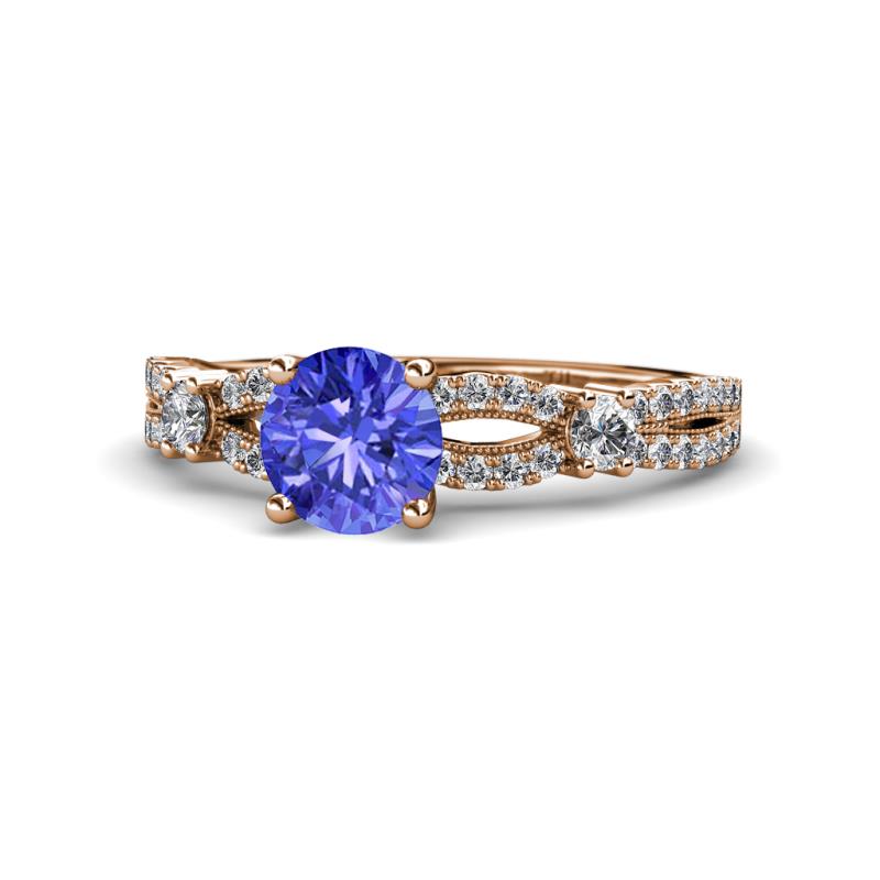 Senna Desire Tanzanite and Diamond Engagement Ring 