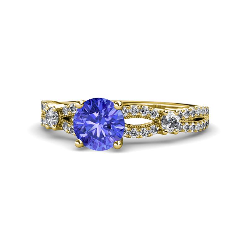 Senna Desire Tanzanite and Diamond Engagement Ring 