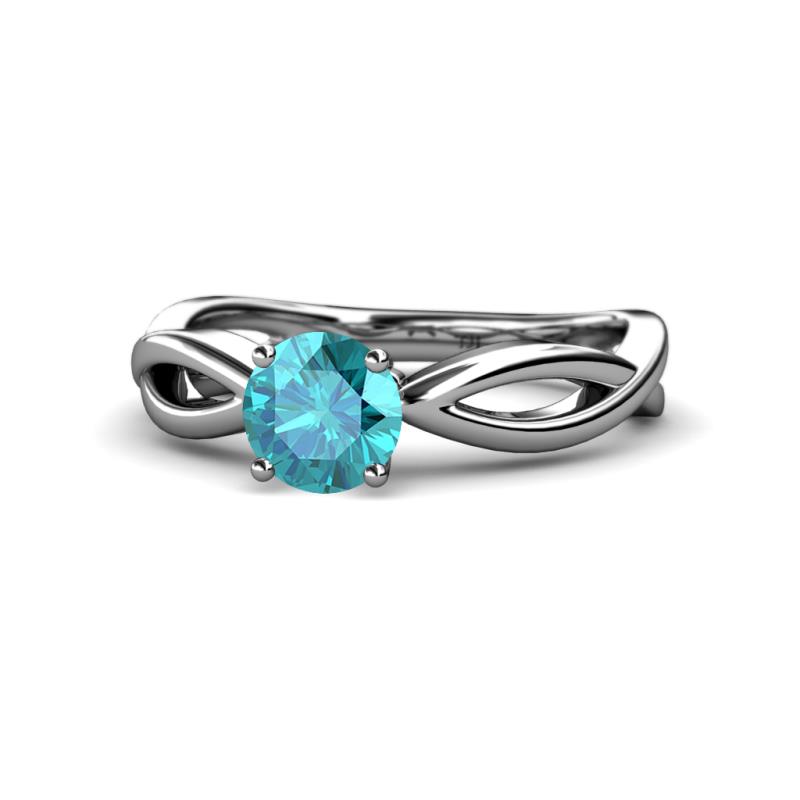 Senara Desire London Blue Topaz Engagement Ring 