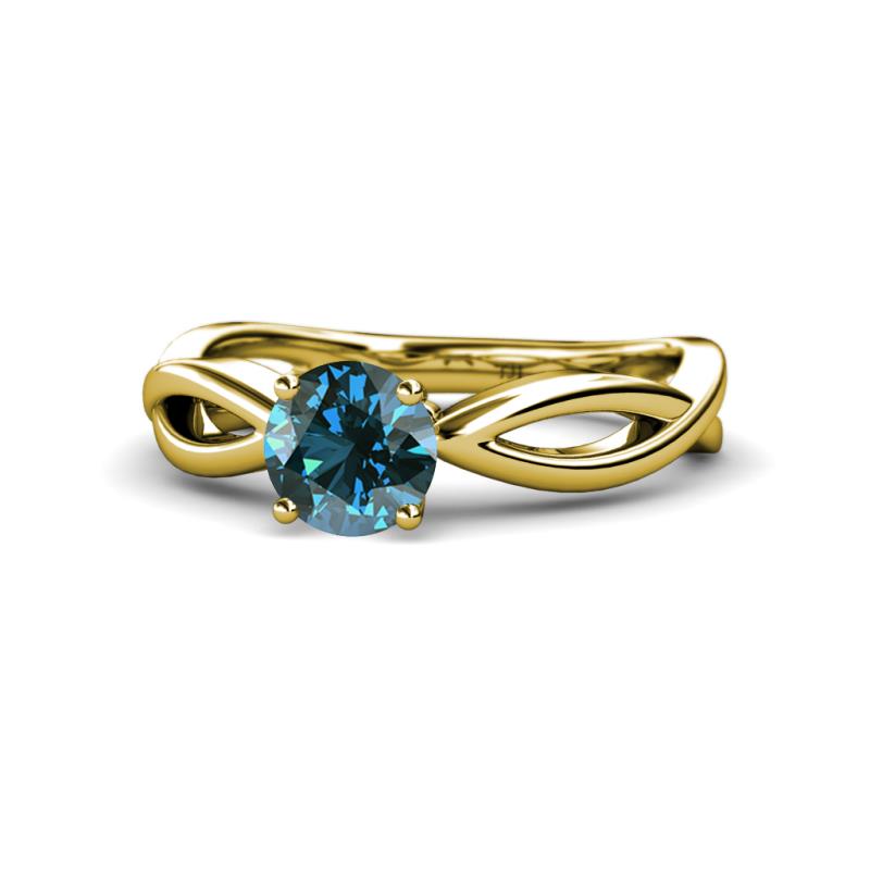 Senara Desire Blue Diamond Engagement Ring 
