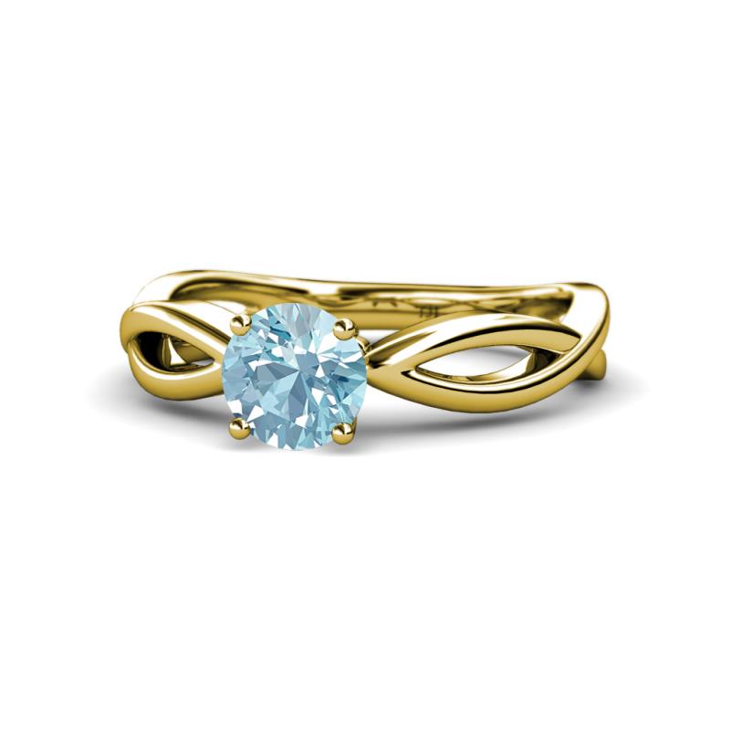 Senara Desire Aquamarine Engagement Ring 