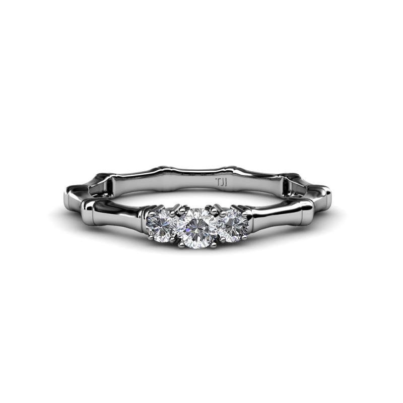 Twyla Diamond Three Stone Engagement Ring 