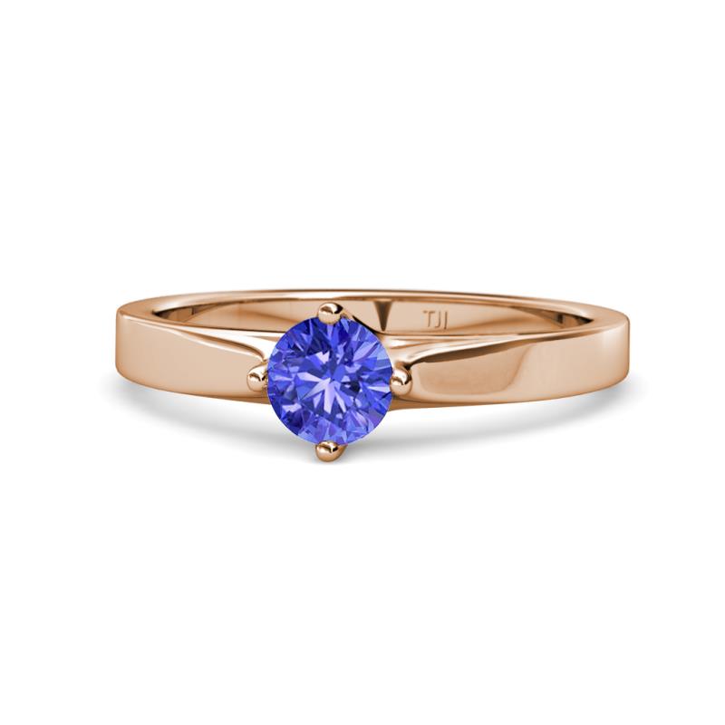 Neve Signature Tanzanite 4 Prong Solitaire Engagement Ring 