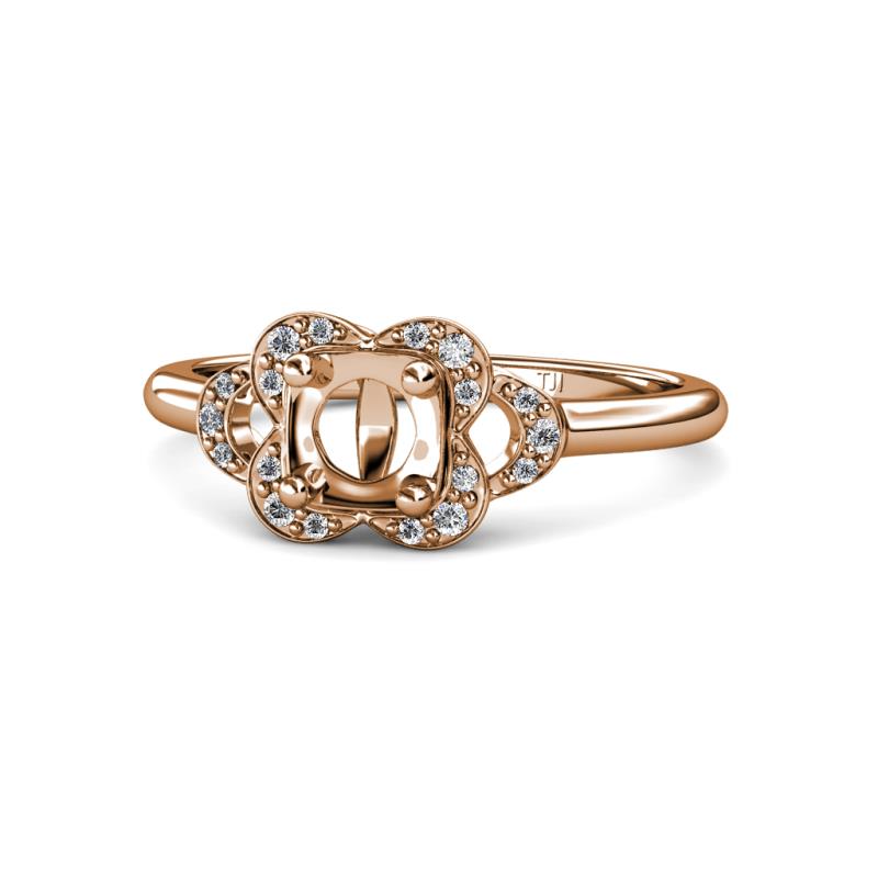 Kyra Signature Semi Mount Floral Engagement Ring 