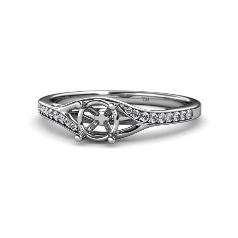 Grianne Signature Semi Mount Bypass Engagement Ring 