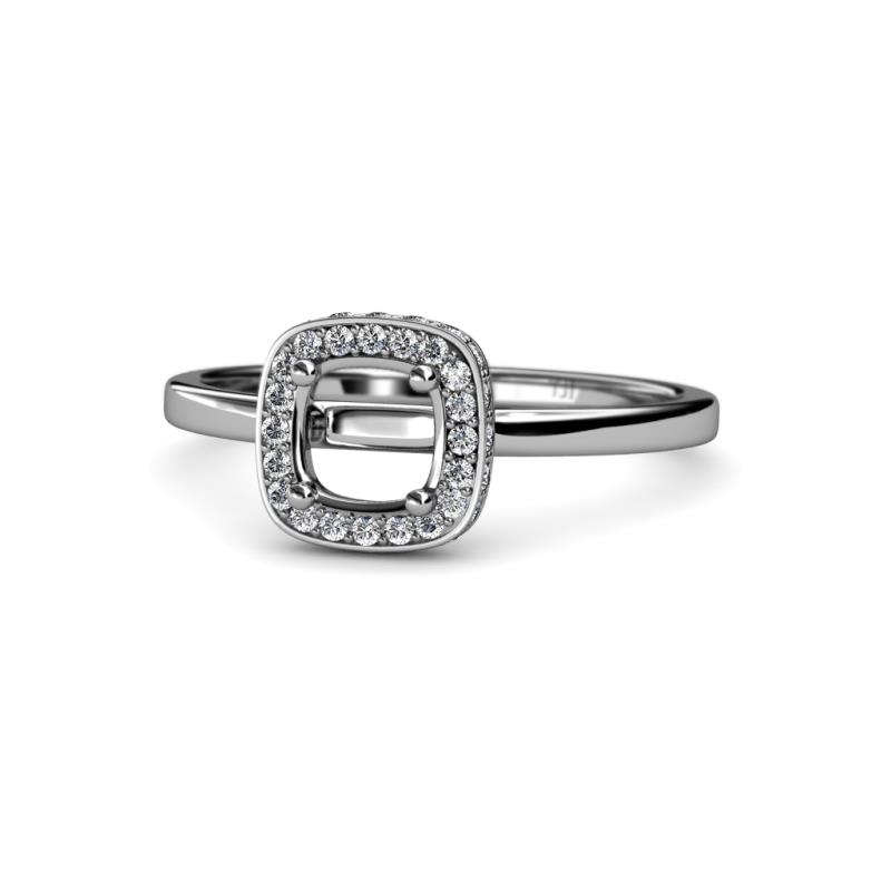 Alaina Signature Semi Mount Halo Engagement Ring 