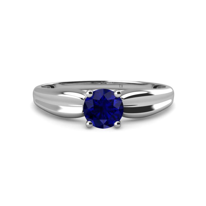 Kelila 6.00 mm Round Blue Sapphire Solitaire Engagement Ring 