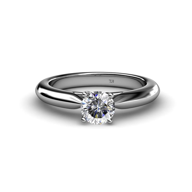 Akila 1.00 ct GIA Certified Natural Diamond Round (6.50 mm) Solitaire Engagement Ring  