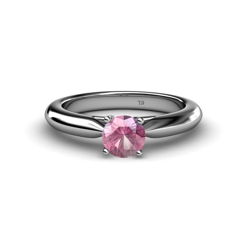 Akila Pink Tourmaline Solitaire Engagement Ring 