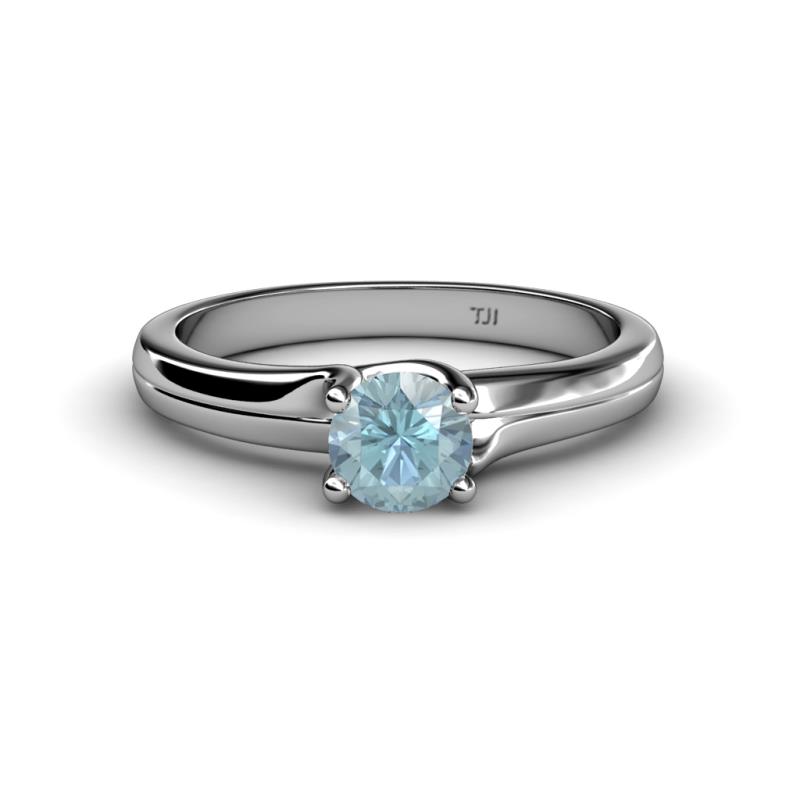 Orlene Aquamarine Solitaire Ring  