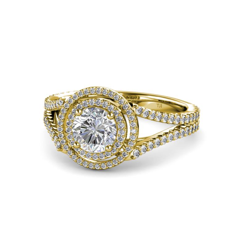 Elle Diamond Double Halo Engagement Ring 