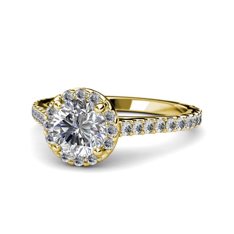 Miah Diamond Halo Engagement Ring 