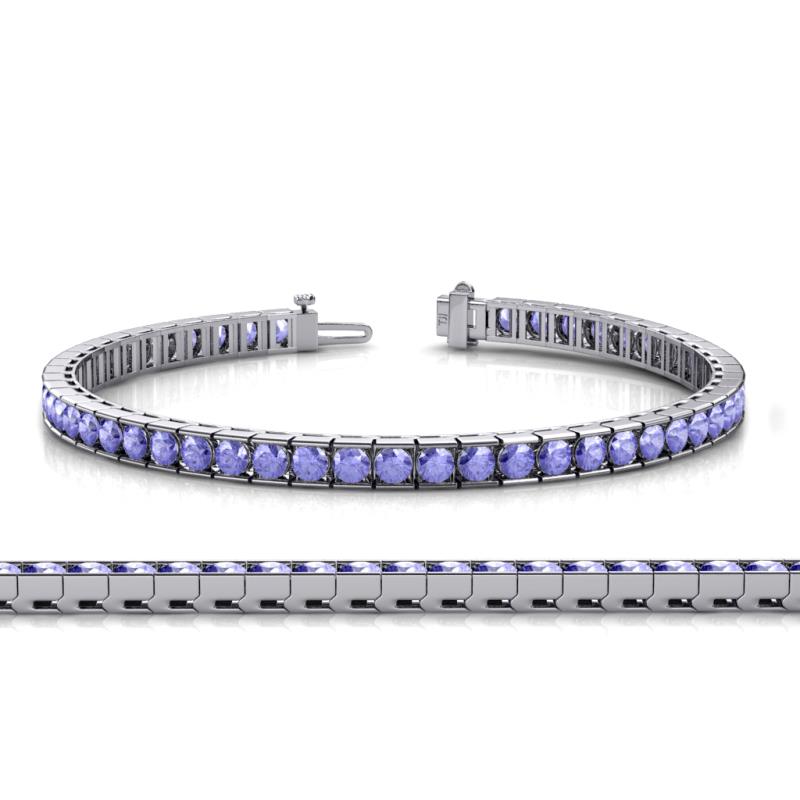 Abril 3.10 mm Tanzanite Eternity Tennis Bracelet 
