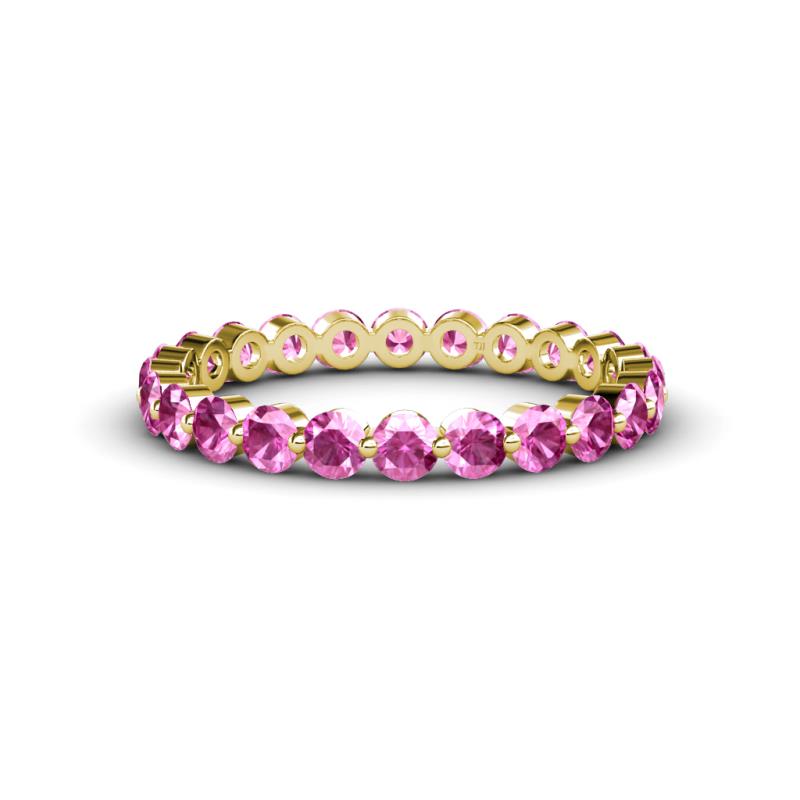 Valerie 2.70 mm Pink Sapphire Eternity Band 