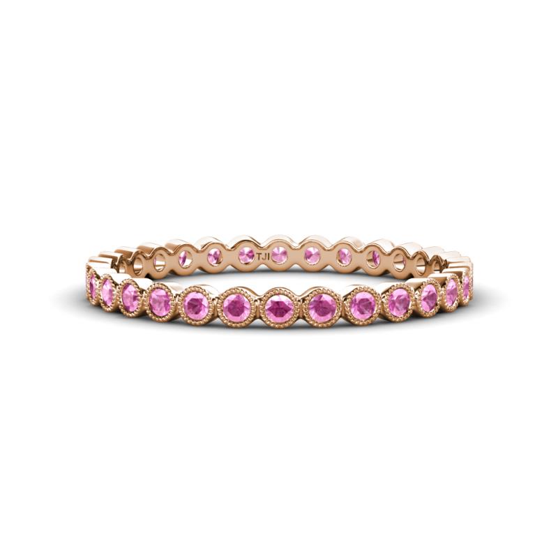Arria 2.00 mm Pink Sapphire Eternity Band 