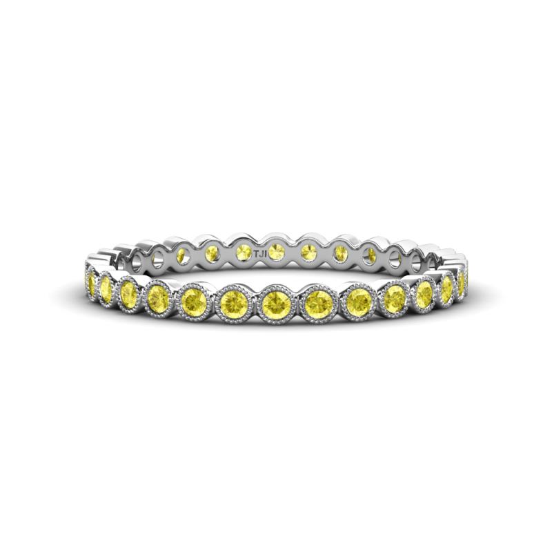 Arria 2.00 mm Yellow Sapphire Eternity Band 
