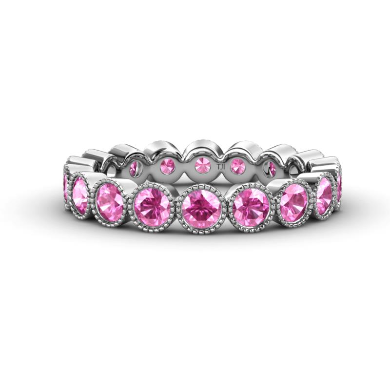 Arria 3.00 mm Pink Sapphire Eternity Band 