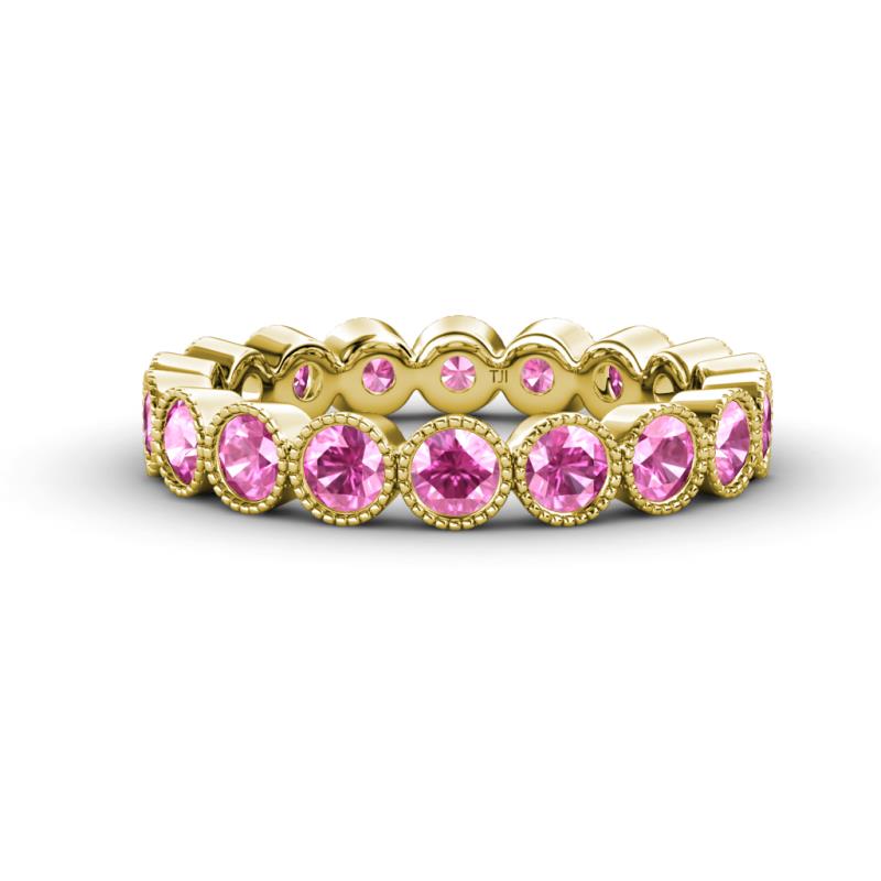 Arria 3.00 mm Pink Sapphire Eternity Band 