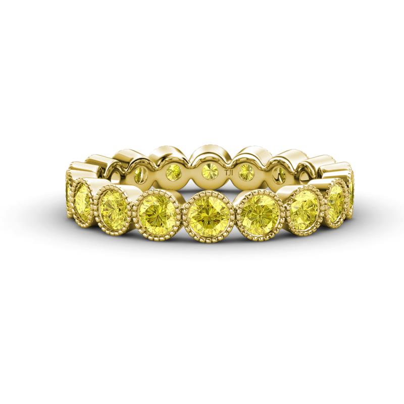 Arria 3.00 mm Yellow Sapphire Eternity Band 