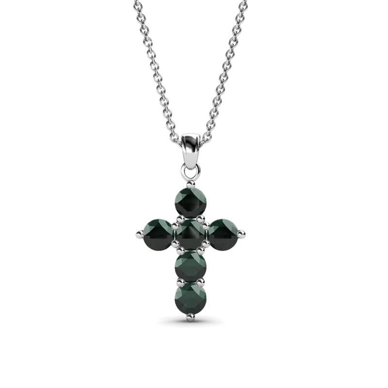 Isabella Emerald Cross Pendant 