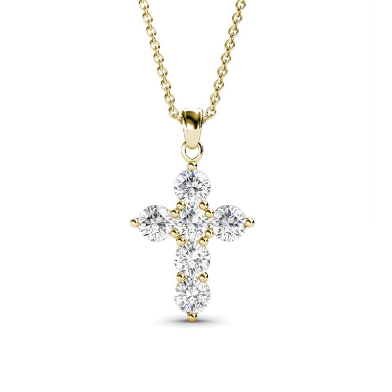 Isabella Diamond Cross Pendant 