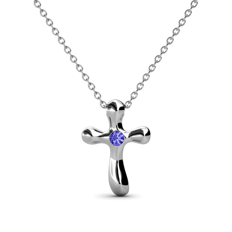 Amazon.com: Natural 6X4 MM Oval Cut Blue Tanzanite Gemstone Holy Cross  Pendant Necklace 925 Sterling Silver December Birthstone Tanzanite Jewelry  Love And Friendship Gift For Girlfriend (16 Inches, Rose Gold) : Clothing,