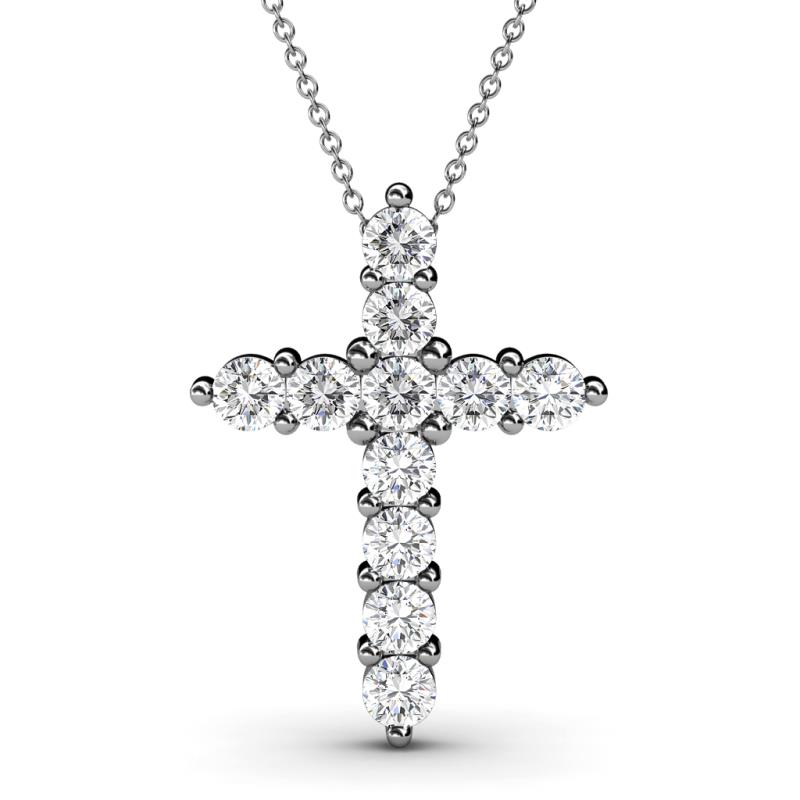 Abella Diamond Cross Pendant 