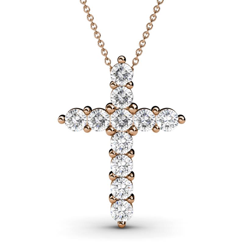 Abella Diamond Cross Pendant 