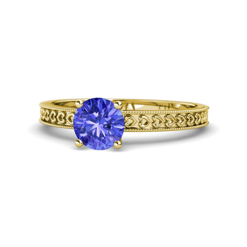 Janina Classic Tanzanite Solitaire Engagement Ring 