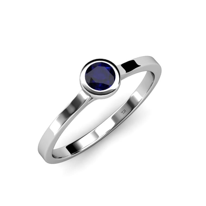 Natare Blue Sapphire Solitaire Ring  