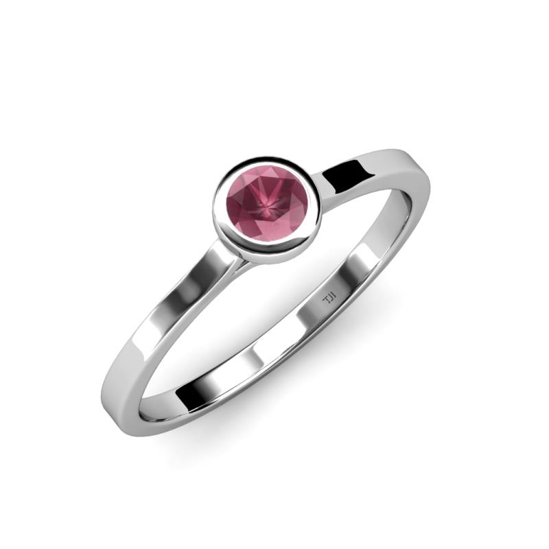 Natare Rhodolite Garnet Solitaire Ring  