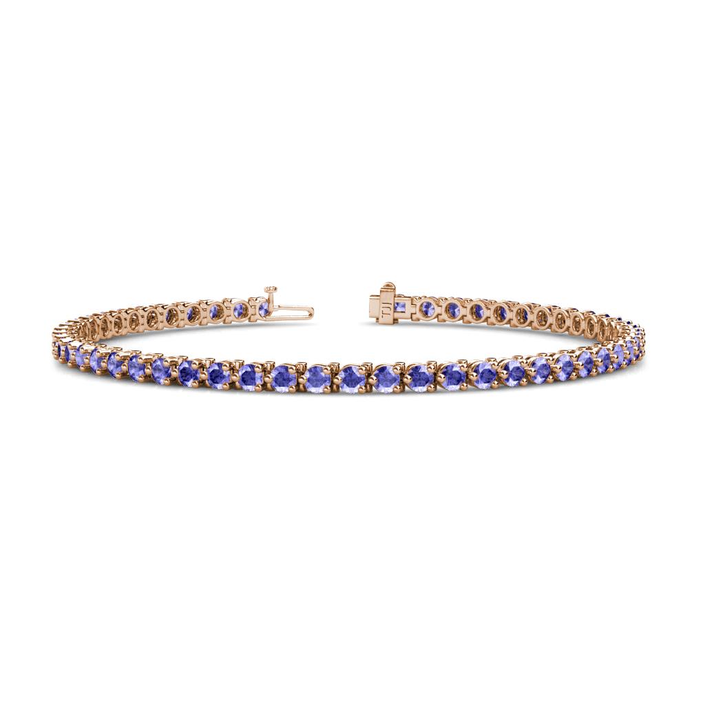 Cliona 2.70 mm Tanzanite Eternity Tennis Bracelet 